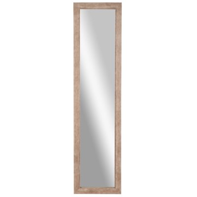 Miroir mural - cadre bois de pin effet vieilli HOMCOM