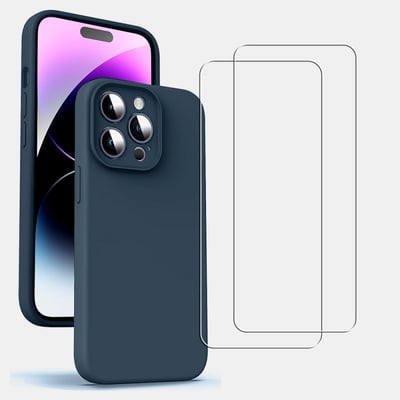 Coque iPhone 14 Pro antichoc + 2 vitres EVETANE