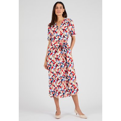 Robe imprimé graphique pure viscose DAMART