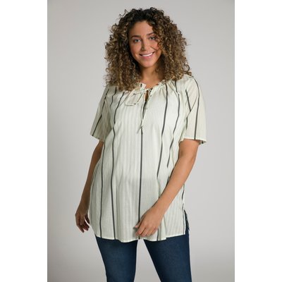 Blouse, rayures, ligne A, col droit ULLA POPKEN