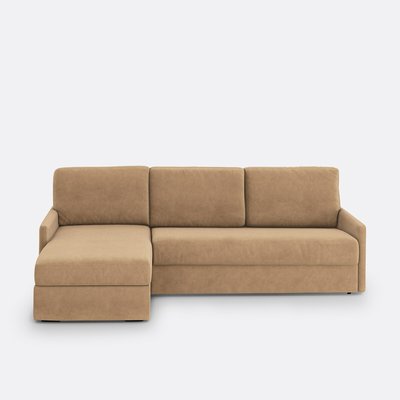 Sofá-cama de canto, em veludo, Bultex Marta LA REDOUTE INTERIEURS