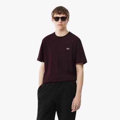 T-shirt col rond en jersey LACOSTE