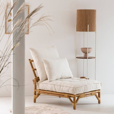 Fauteuil futon en rotin 1 place  ELISA MADE IN MEUBLES 