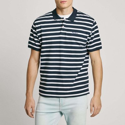 Polo À Rayures Coupe Regular En Piqué PEPE JEANS