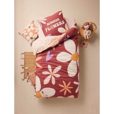 Parure housse de couette + taie d'oreiller enfant IBIZA, avec coton recyclé VERTBAUDET