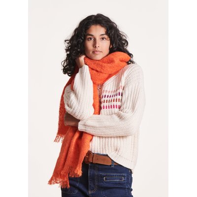 Écharpe unie en mohair LA FEE MARABOUTEE