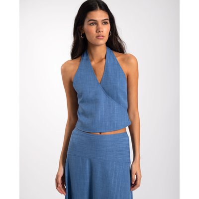 Top croisé halter avec décolleté en V ISLAND GIRL THE-ARE