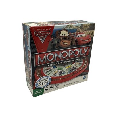 Monopoly Cars 2 Disney Pixar - Bon état HASBRO