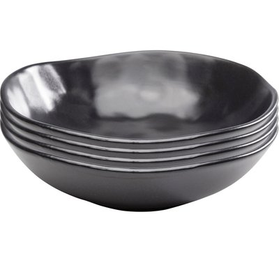 Lot de 4 assiettes creuses, ORGANIC KARE DESIGN