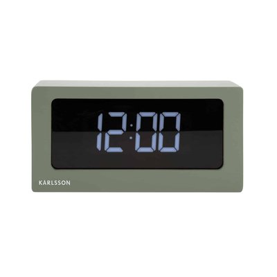 Horloge De Table Placage bois BOXED KARLSSON