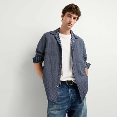 Chemise Réversible À Carreaux Coupe Regular PEPE JEANS