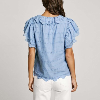 Blouse À Manches Courtes Avec Volants PEPE JEANS