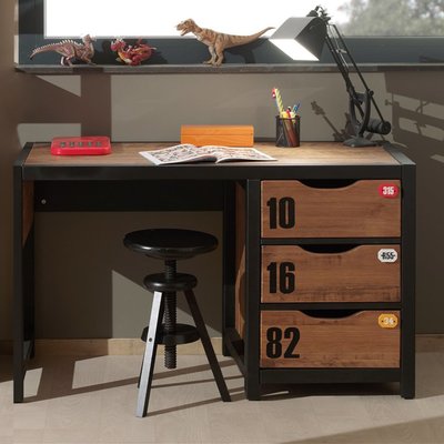 Bureau avec pieds métals TERRE DE NUIT