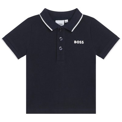 Polo manches courtes en coton BOSS KIDSWEAR