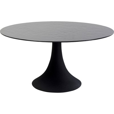 Table en verre texturé et aluminium, GRANDE POSSIBILITA KARE DESIGN