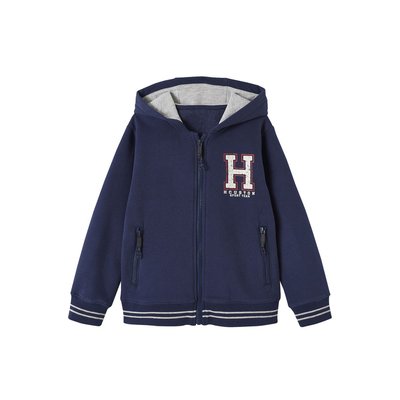 Sweat zippé à capuche sport . VERTBAUDET