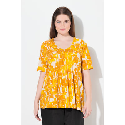 T-shirt en coton bio. Décolleté ULLA POPKEN