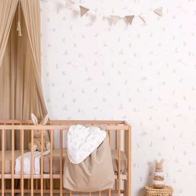 Papier peint pour enfant Bébé Lapin LITTLE DUTCH