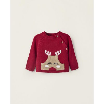 Sweat avec jacquard renne, poche kangourou NOËL ZIPPY
