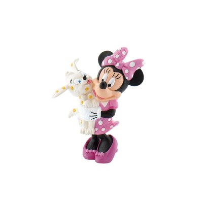 Figurine Minnie avec un petit chien BULLYLAND