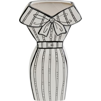 Vase Favola robe blanc et noir KARE DESIGN
