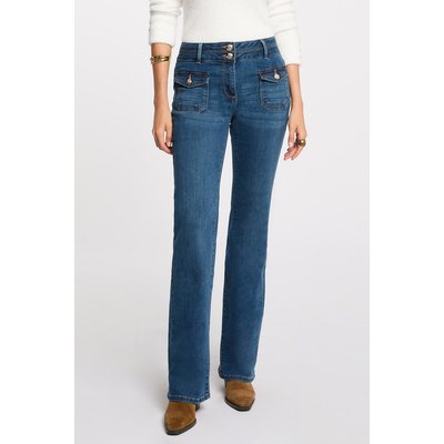 Jeans bootcut poches à boutons MORGAN