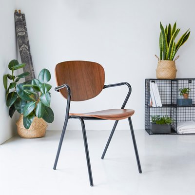 Chaise en chêne et métal ADA TIKAMOON