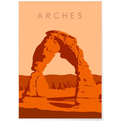 Affiche Arches L'AFFICHERIE