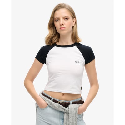 T-shirt de baseball baby court SUPERDRY