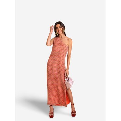 Robe midi asymétrique avec fente THE-ARE