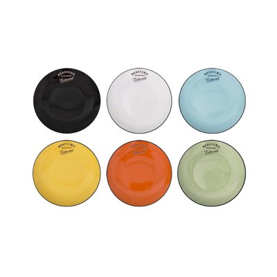 Assiettes colorées Brasserie bistrot (Lot de 6) Assiettes plates - 27 cm ANTIC LINE CRÉATIONS