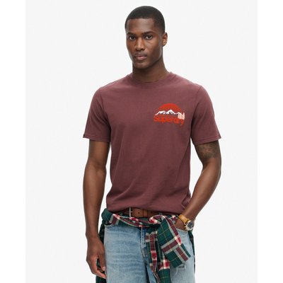 T-shirt à motif sur la poitrine Great Outdoor SUPERDRY