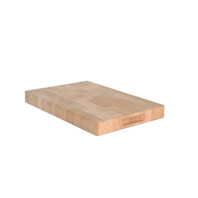 Planche à découper épaisse 38x26 cm en hévéa T ET G WOODWARE