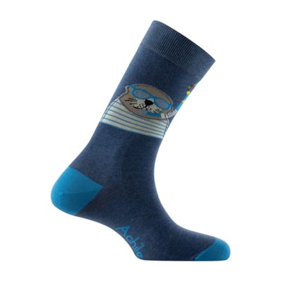 Coffret cadeau Homme comprenant deux paires de chaussettes fantaisie Coton majoritaire ACHILE