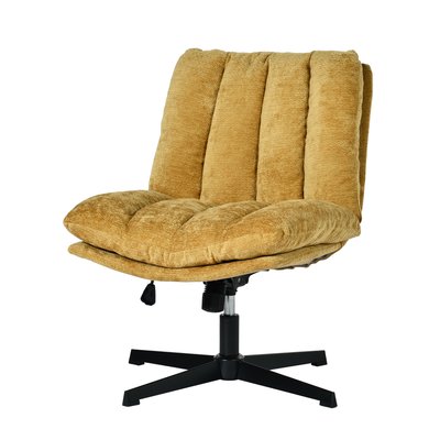 Chaise de bureau réglable et rotatif en chenille, CONFODO MEUBLES COSY