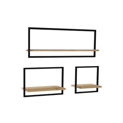Etagère murale en aggloméré Yeso (Lot de 3) HANAH HOME