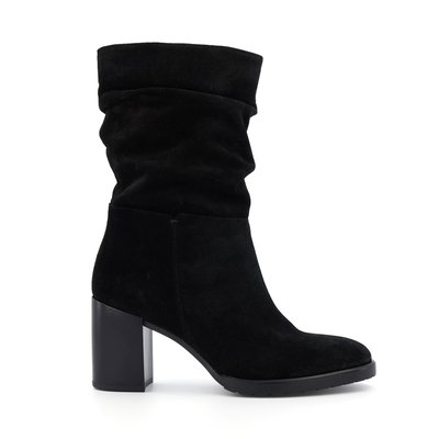 Bottines froncées à talons carrés - PROMINENT DUNE LONDON