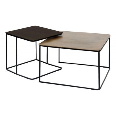 Tables basses gigognes (set de 2 pièces) - INTERIOR'S