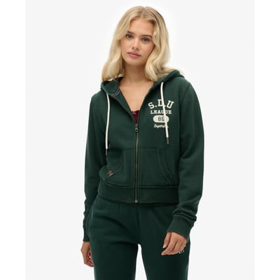 Athletic Essentials Sweat Zippé Court Décontracté SUPERDRY