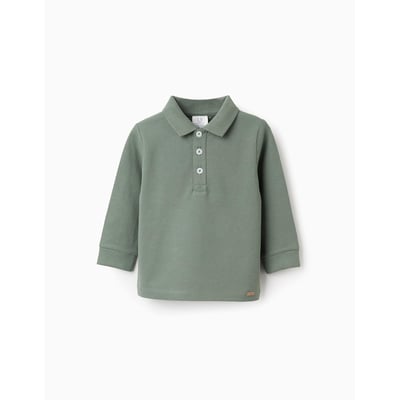 Polo à Manches Longues en Coton ZIPPY