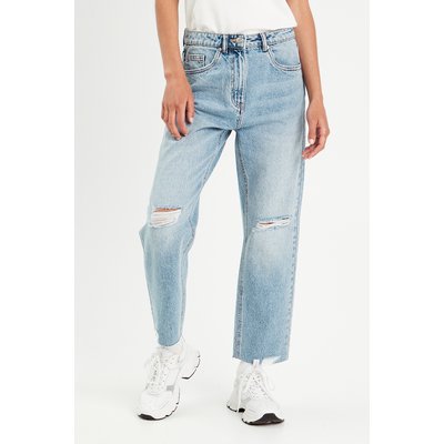 Jeans a trous femme La Redoute