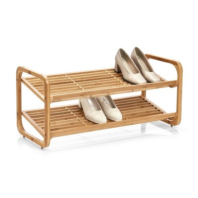 Etagère à chaussures empilable bambou ZELLER PRESENT