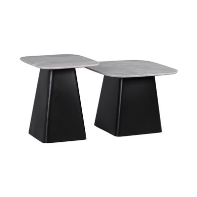 Lot de 2 tables basses céramique DECORATION D’AUTREFOIS