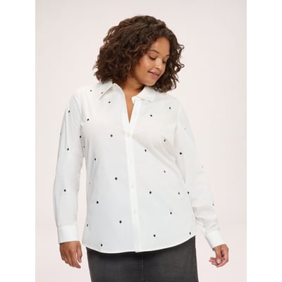 Chemise stretch avec broderies all over FIORELLA RUBINO