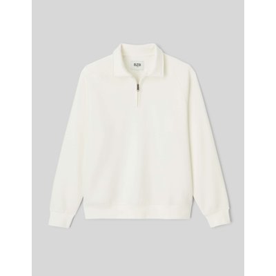 Sweat col polo zippé BZB