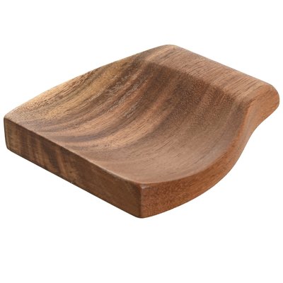 Repose cuillère en bois d'acacia 11x12x2cm WADIGA
