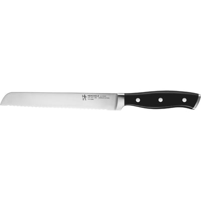 Couteau à pain HENCKELS by ZWILLING Accent, 20 cm, Noir, Tranchant dentelé ZWILLING