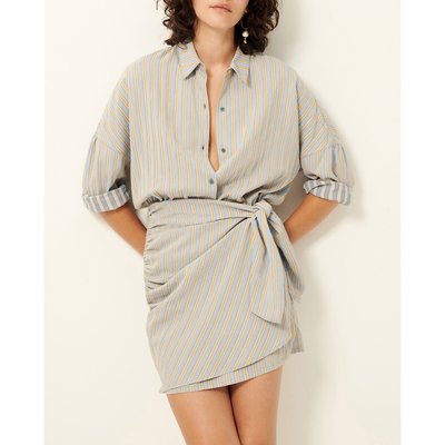 Robe chemise rayée courte LAUTNER SESSUN