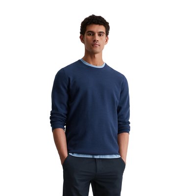 Pull-over regular avec une structure finement piquée MARC O'POLO