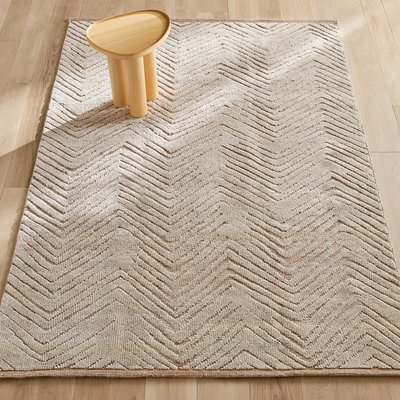 Tapis laine noué main chevrons, Nykare AM.PM
